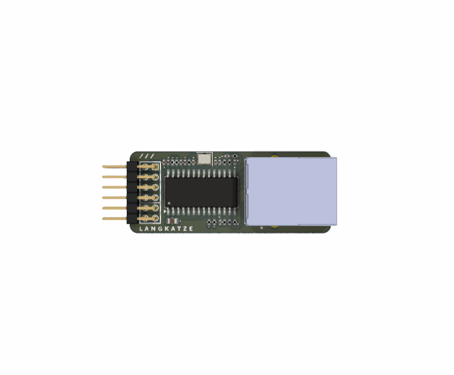 Langkatze Ethernet Pmod™ Compatible Module